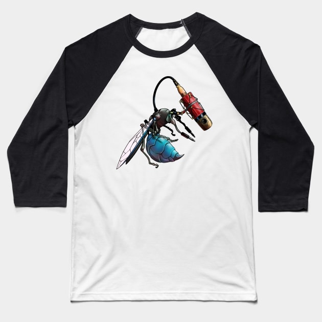 Surveillance Bug: mic Baseball T-Shirt by corykerr